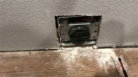 ge oven move electrical box|range outlet pushes oven off wall.